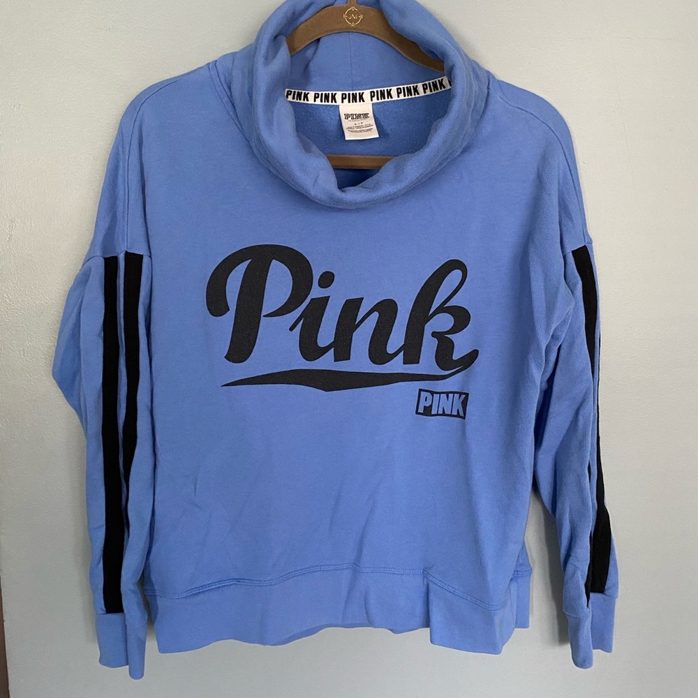 PINK cowl neck sweatshirt